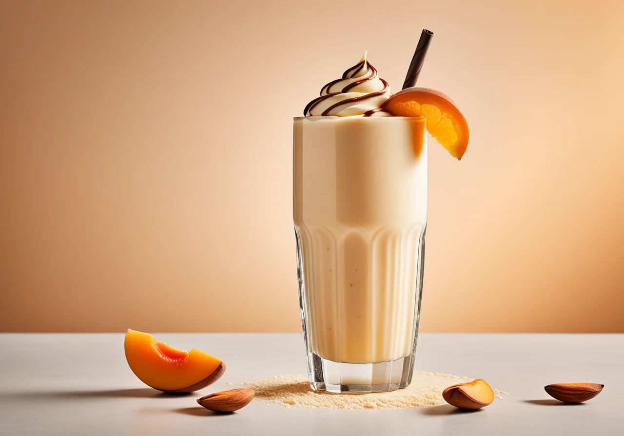 Almond Milk Shake with Apricot