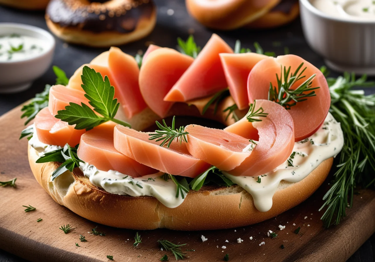 Salmon Bagels