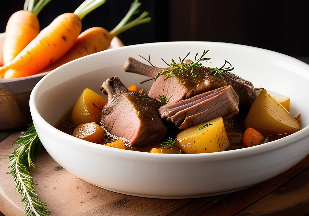 Braised Lamb with Vegetables