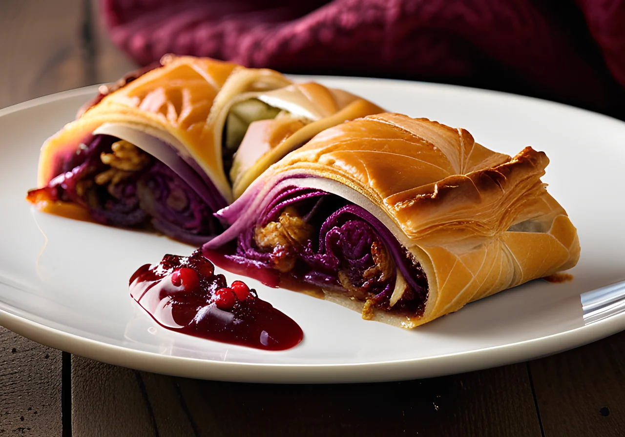 Red Cabbage Strudel