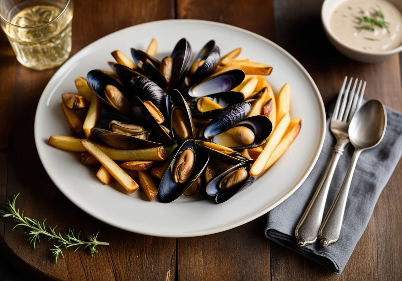 Mussels with French Fries