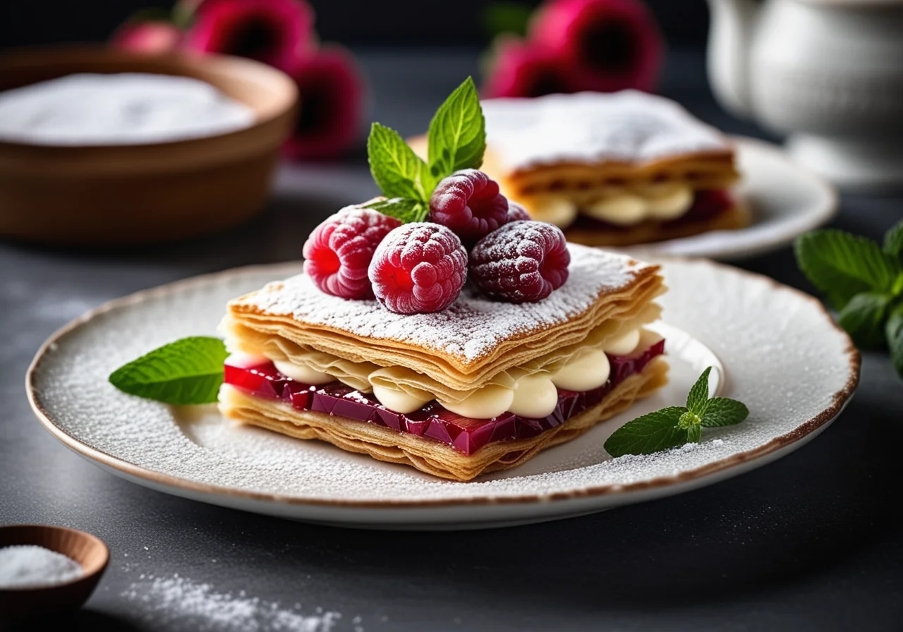 Rhubarb Vanilla Sandwiches