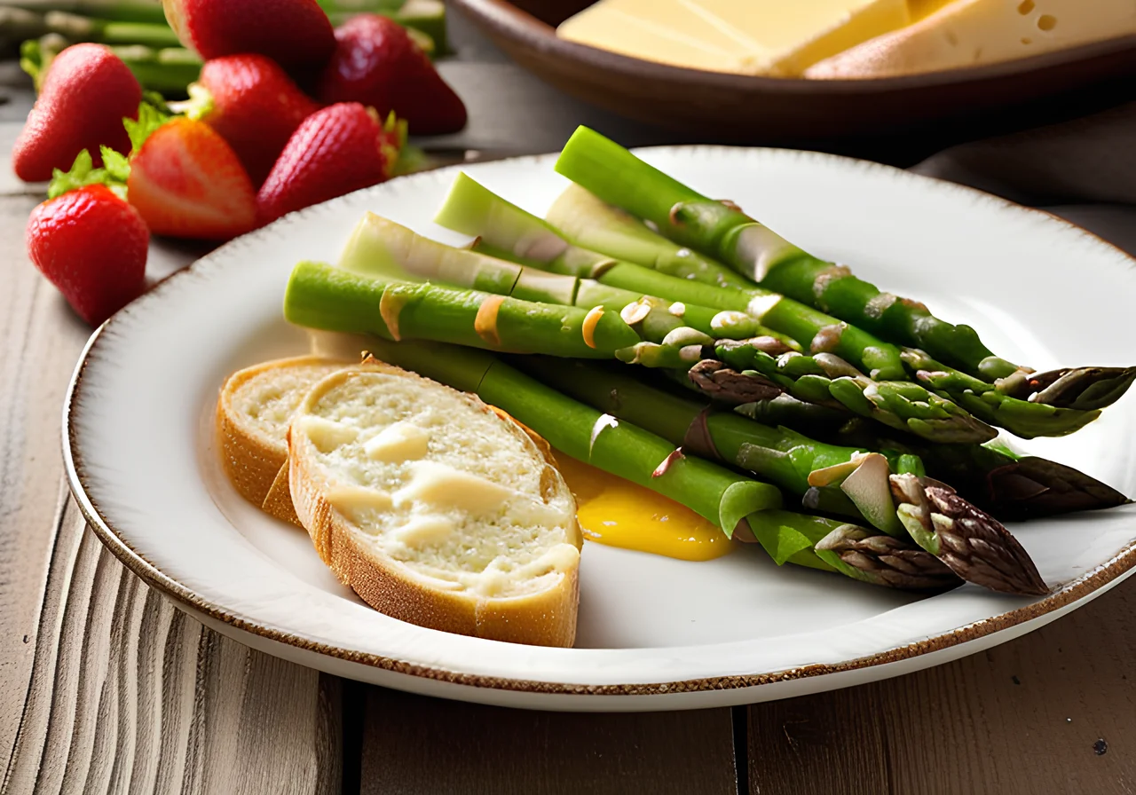 Asparagus-Strawberry Bruschetta