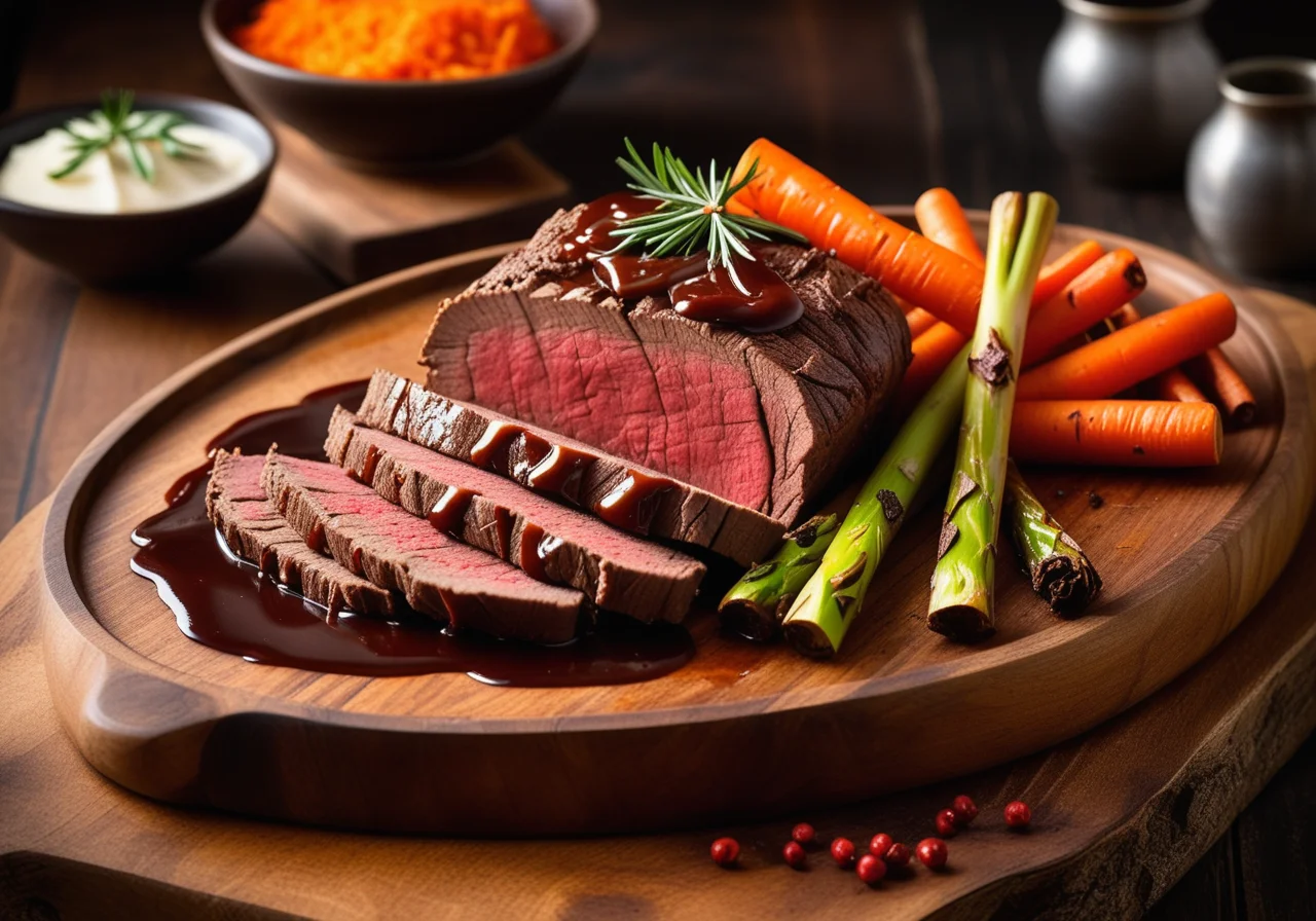 Beef Roast with Spice Sauce