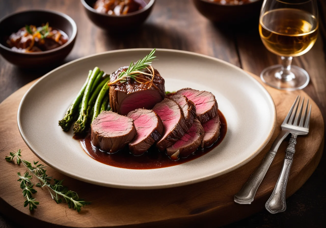 Braised Deer Tenderloin