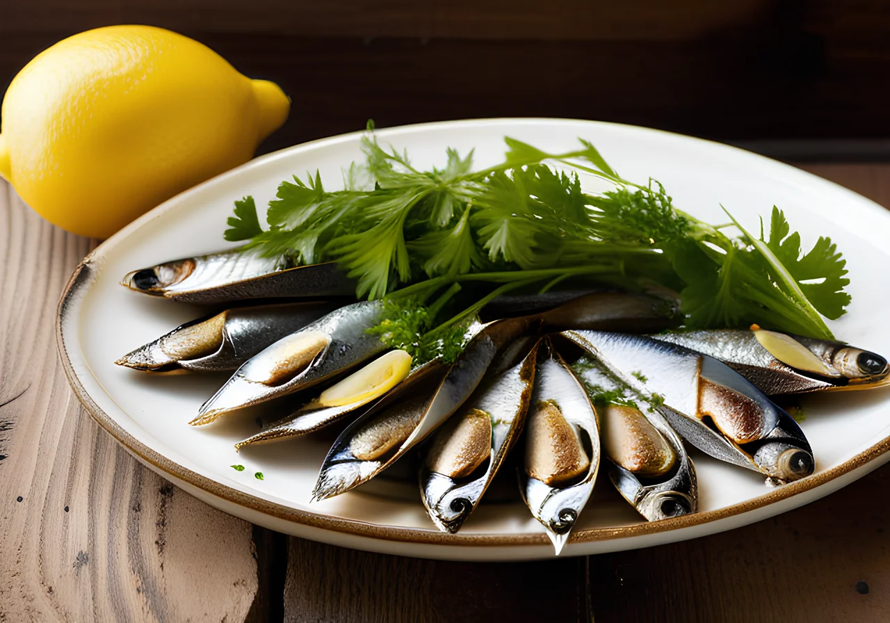 Sardines with Garlic and Herbs