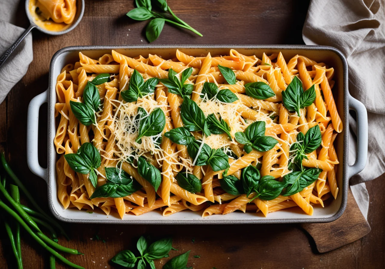 Vegetable Pasta Gratin