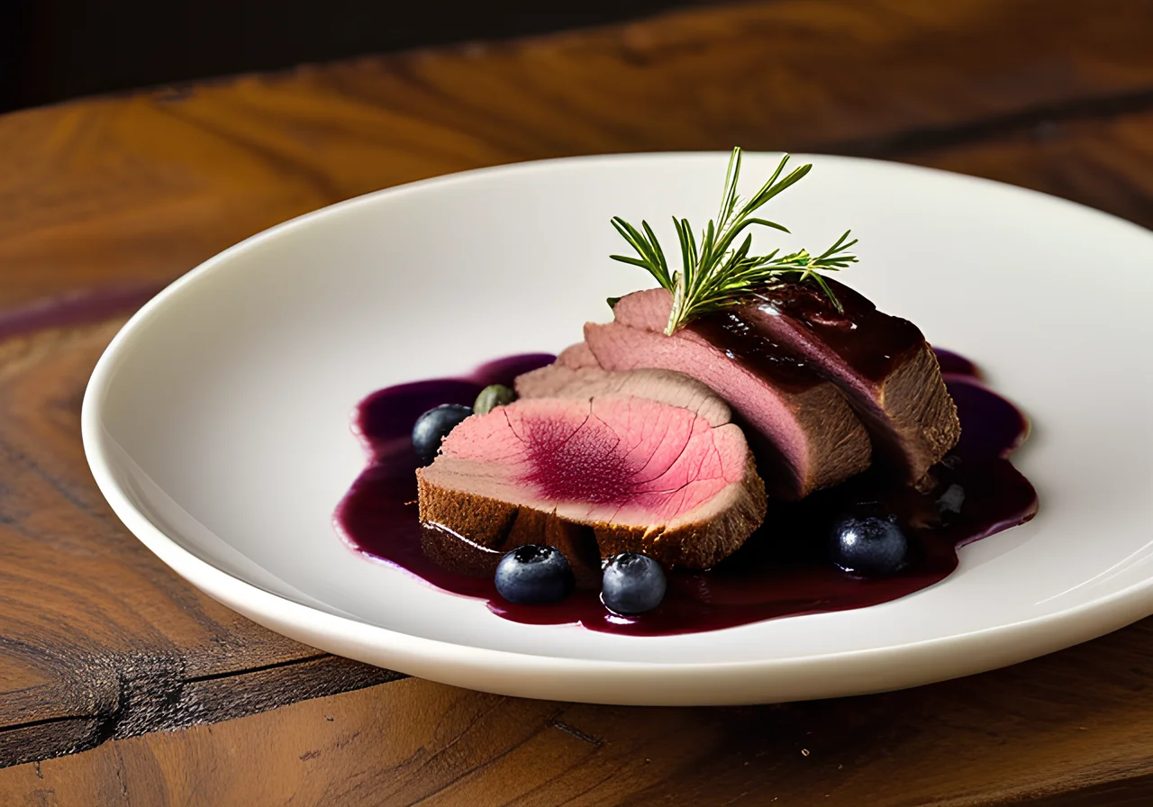 Venison Tenderloin on Celery Purée