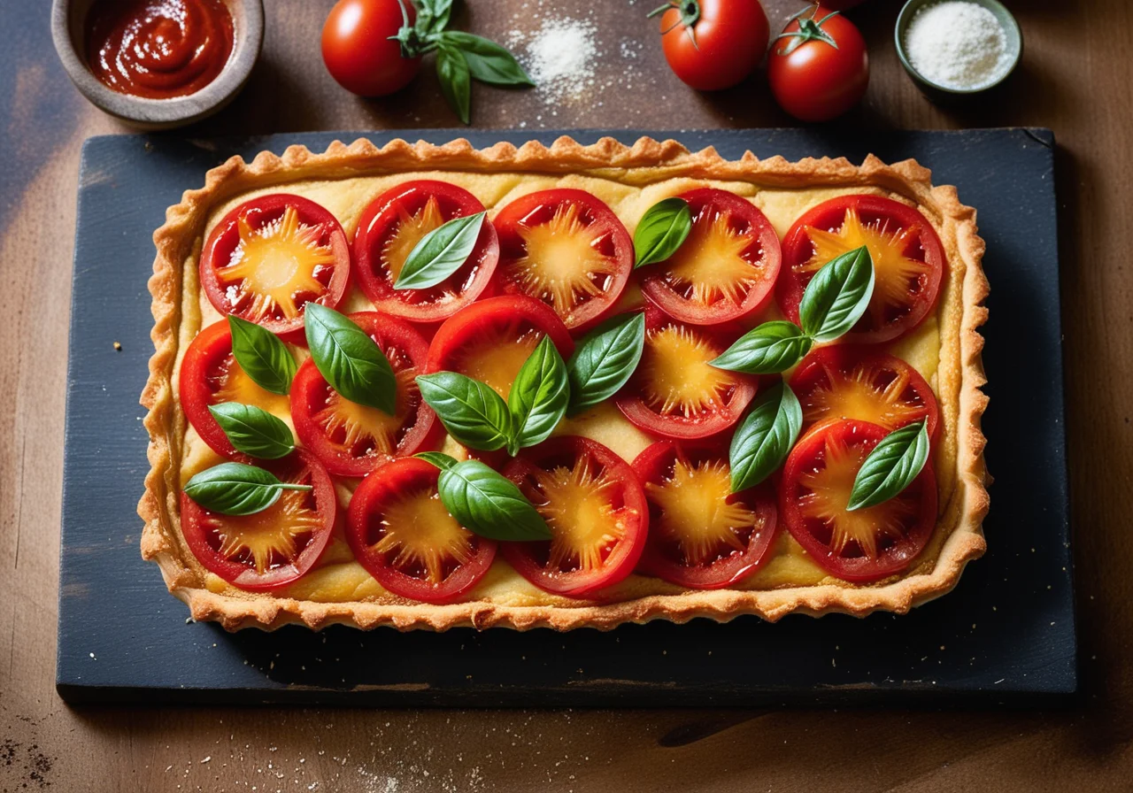 Pastry Tart with Fish Filling