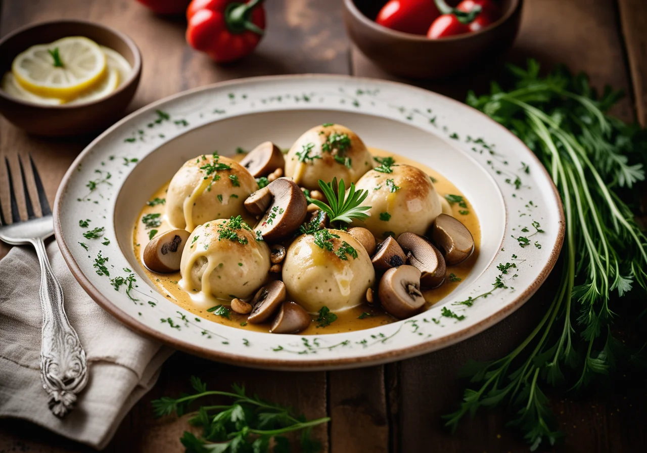 Quark Herb Dumplings