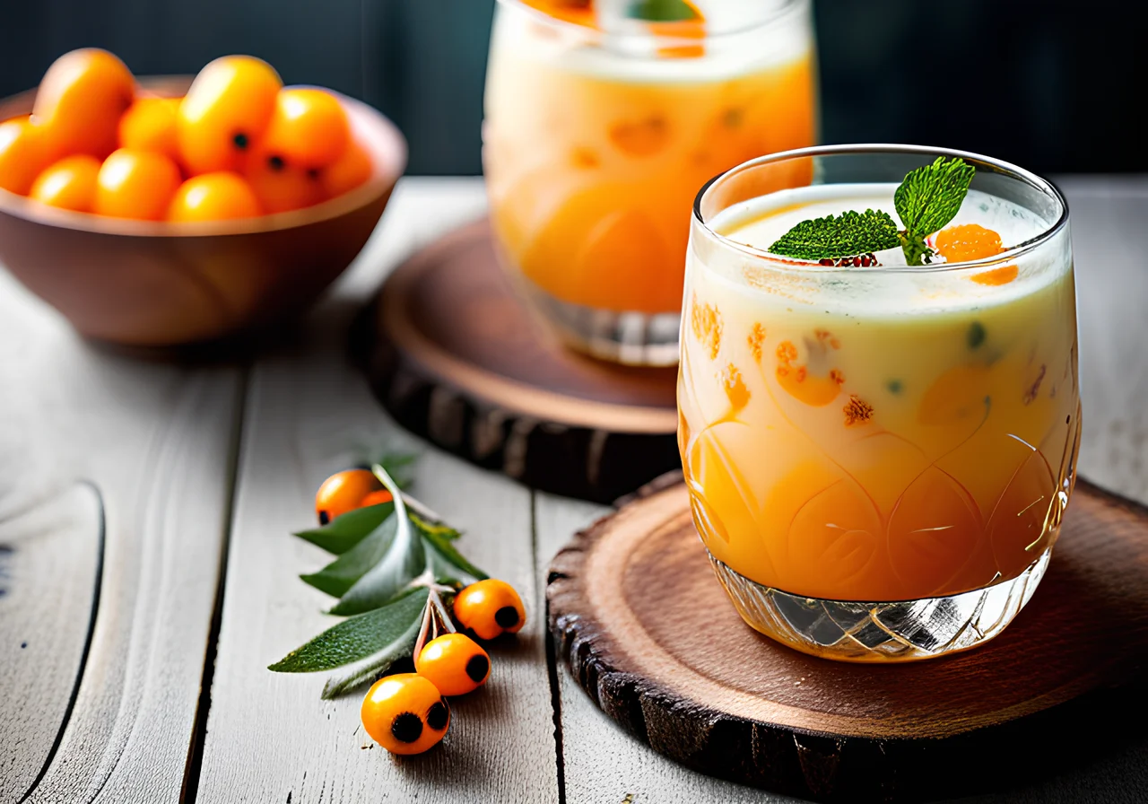 Sea Buckthorn Buttermilk Drink