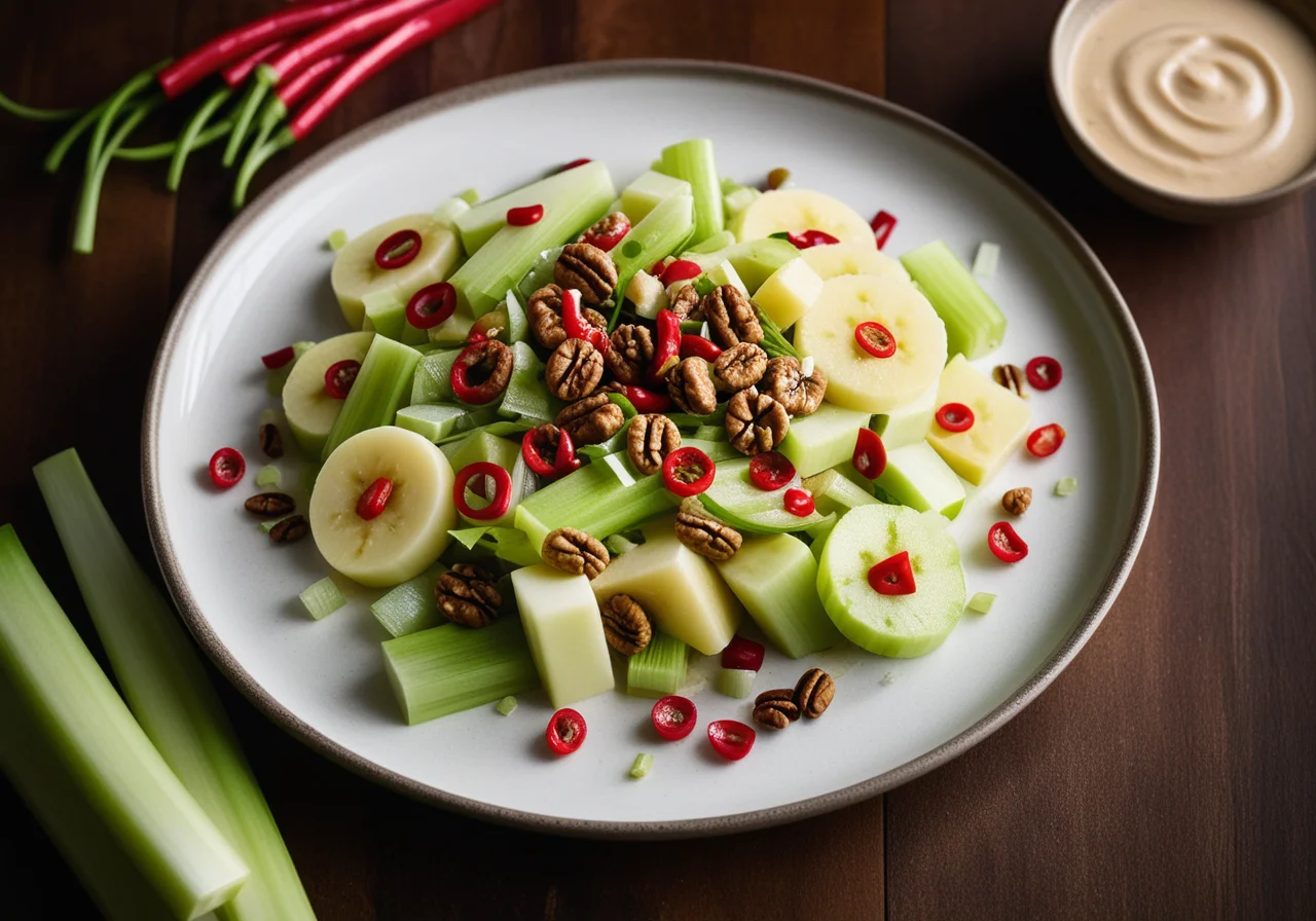 Walddorfsalat aus dem Wok