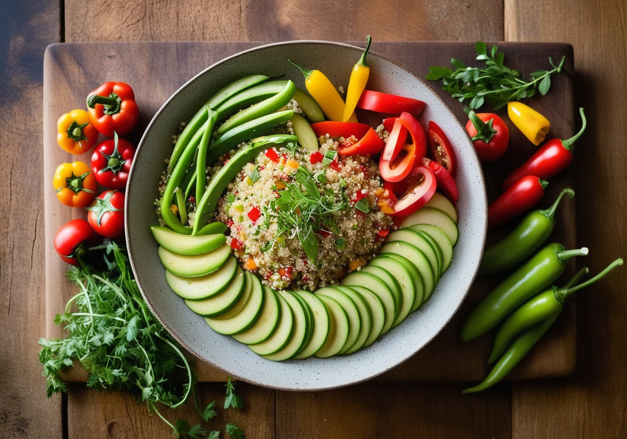Quinoa with Summer Vegetables