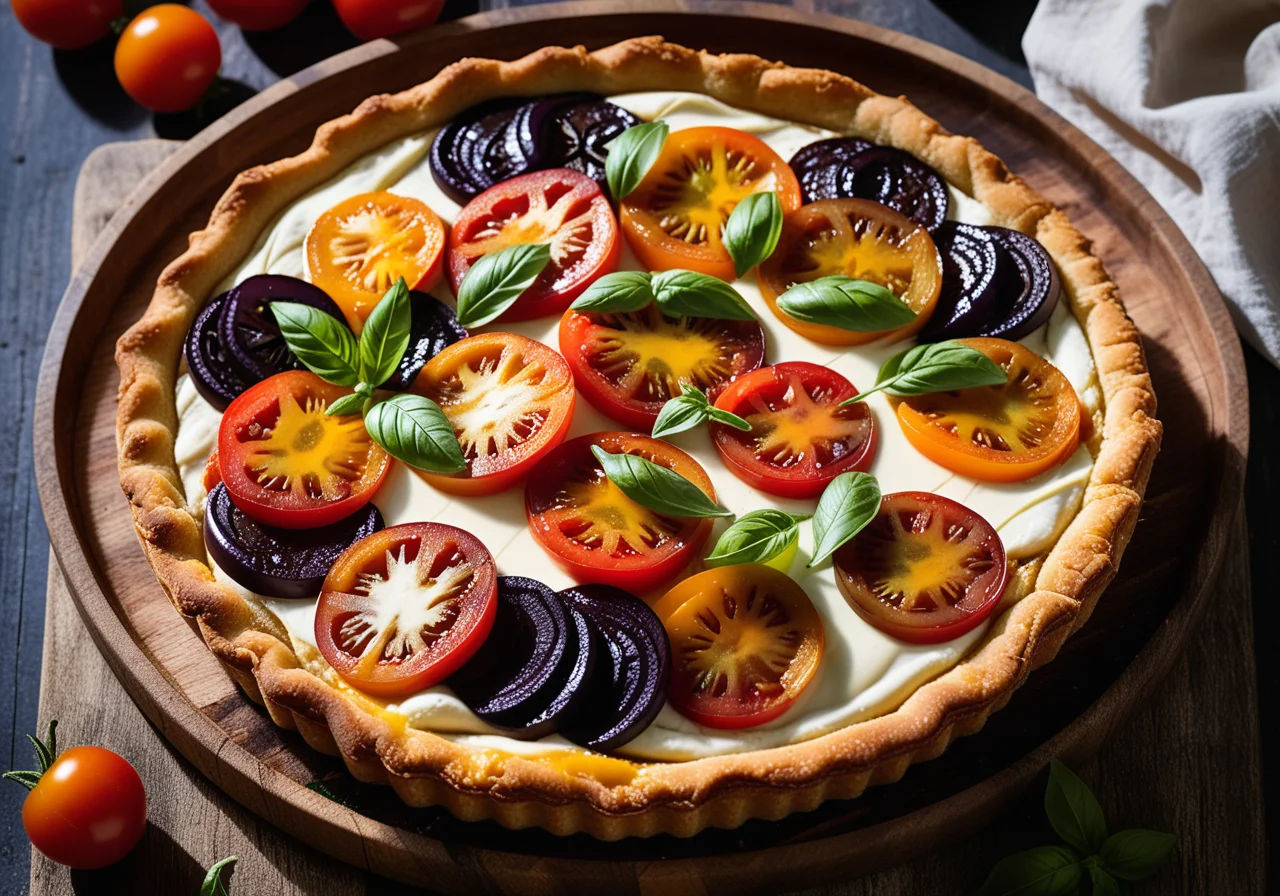 Tomaten-Auberginen-Tarte