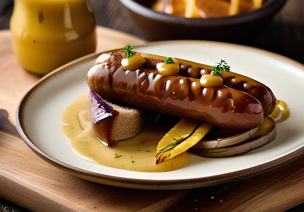 Bratwurst with Onions