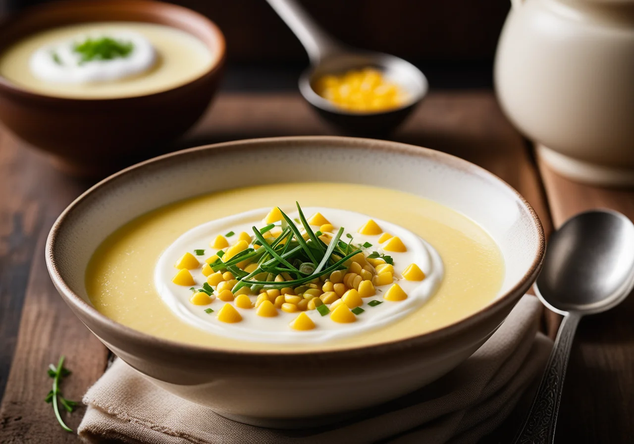 Corn Egg White Soup