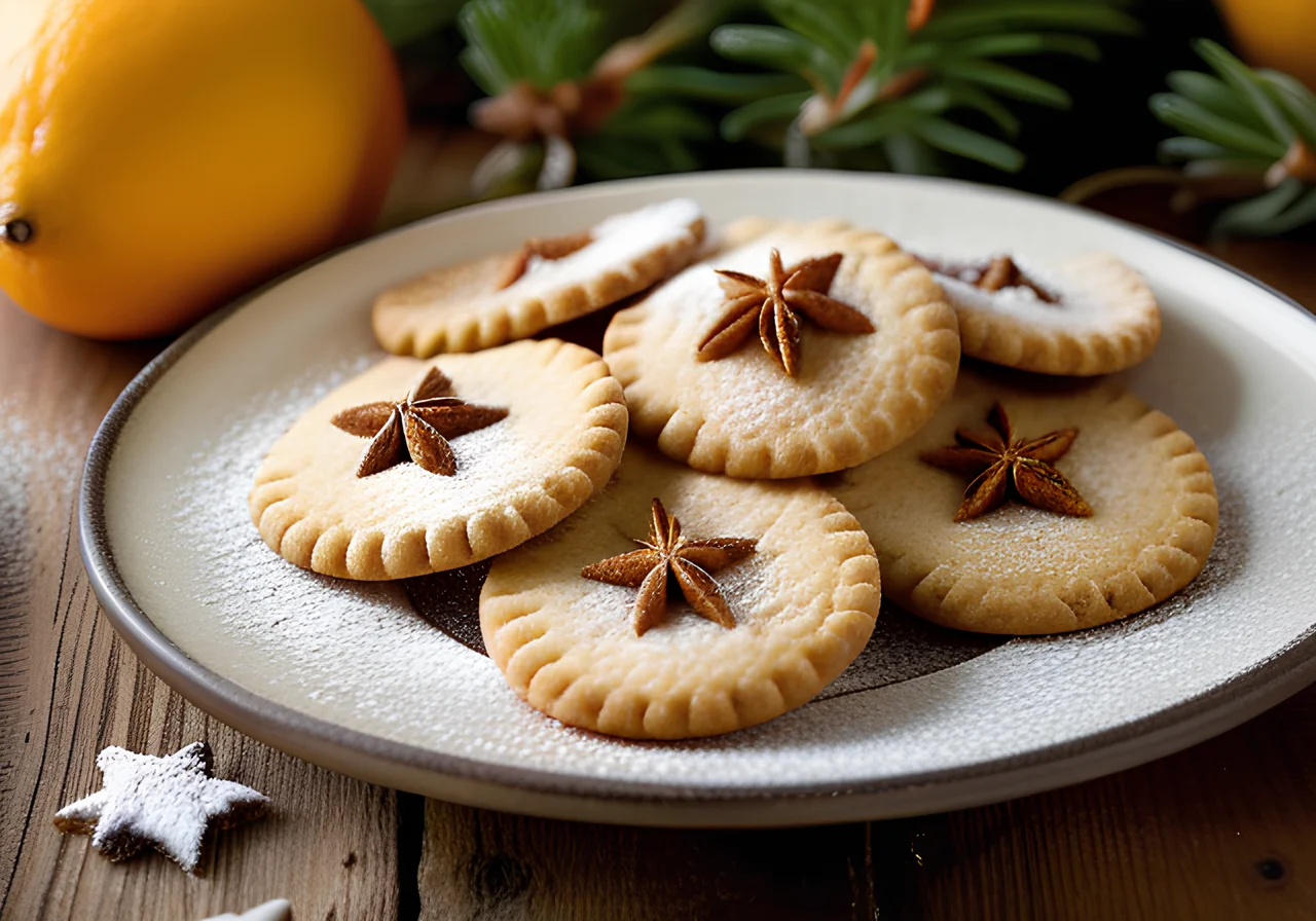 Pine Nut Shortbread Cookies