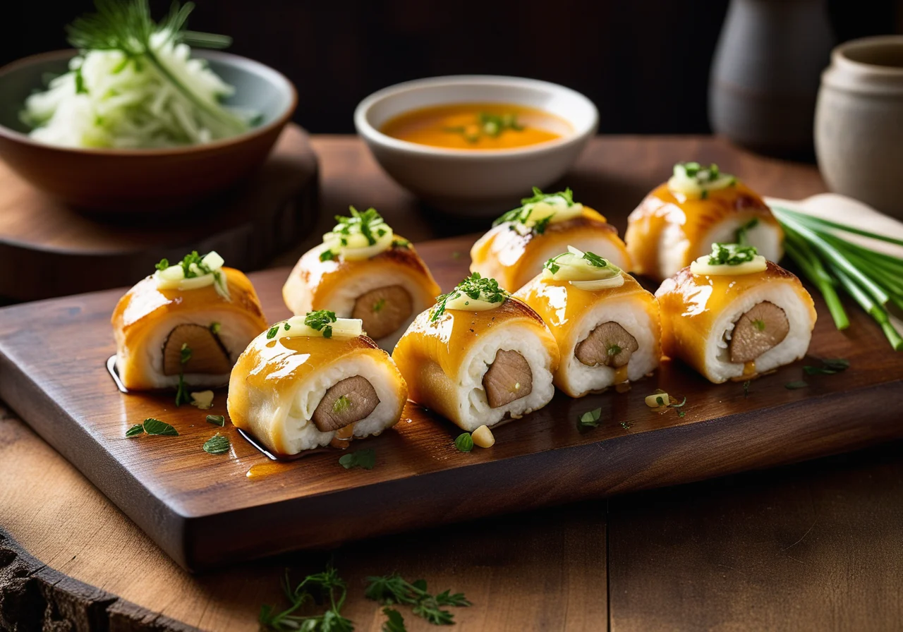 Marinated Sea Bream Rolls