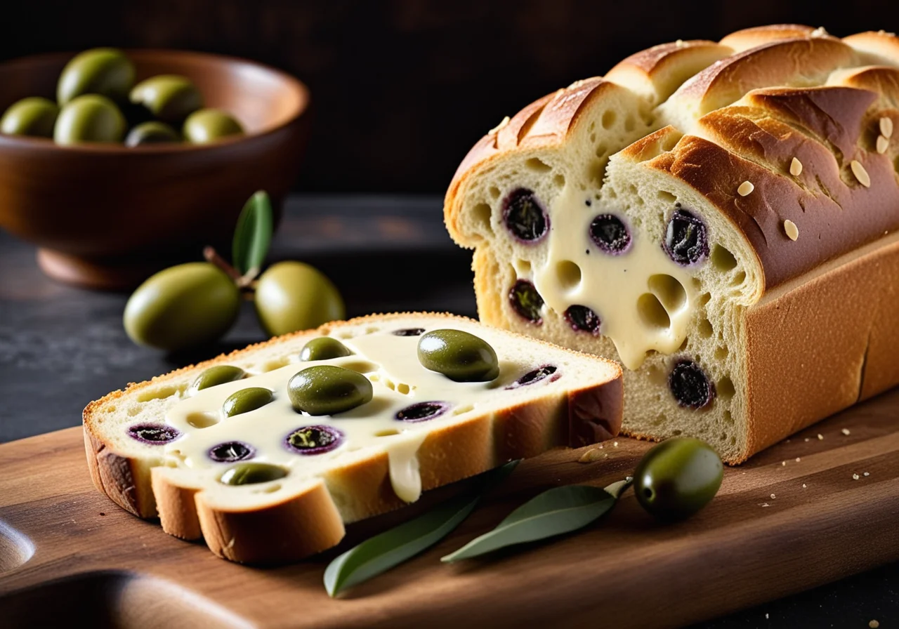 White Bread with Olives