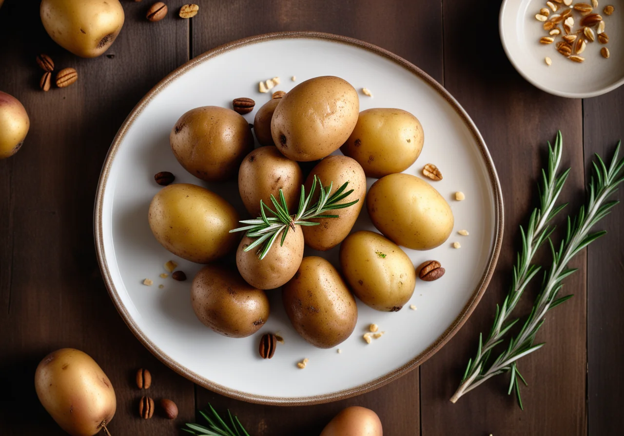 Fächerkartoffeln mit Nussbutter