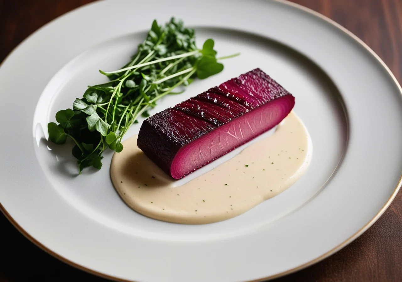 Zander mit Roter Bete