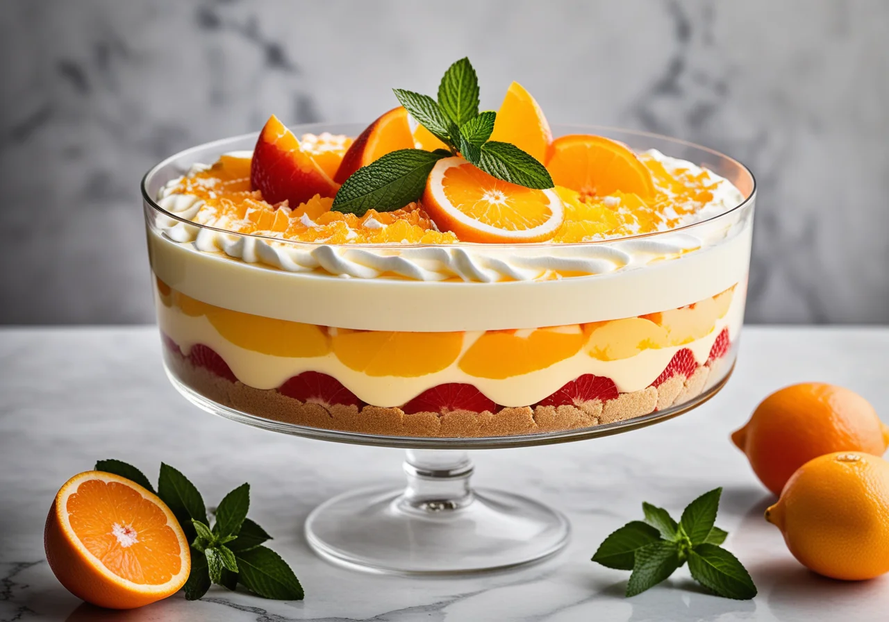 Zitrus-Trifle