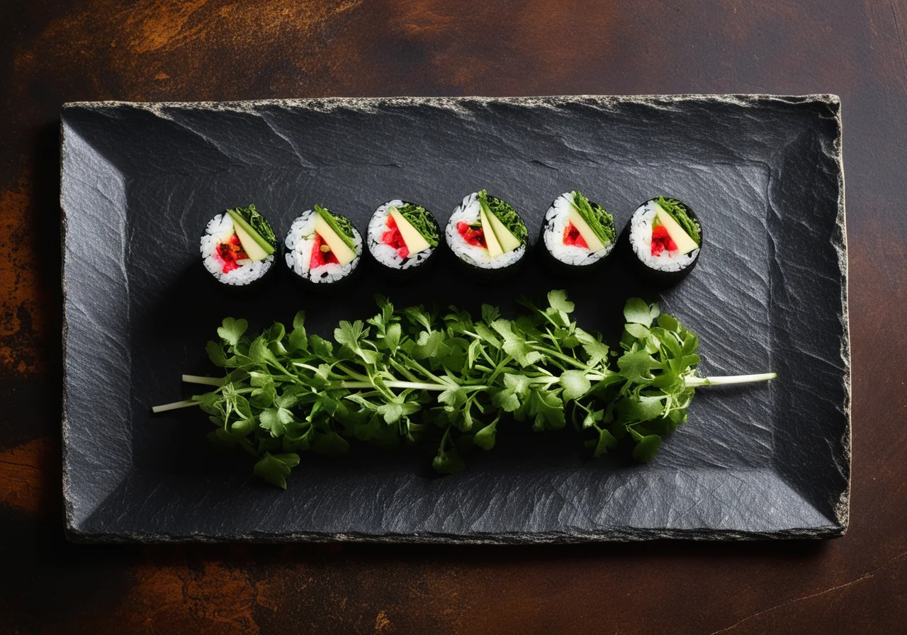 Temaki with Fresh Herbs