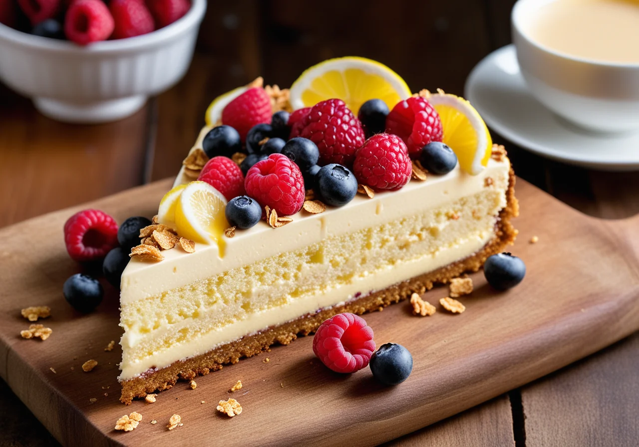 Stachelberry Cream Cheese Cake