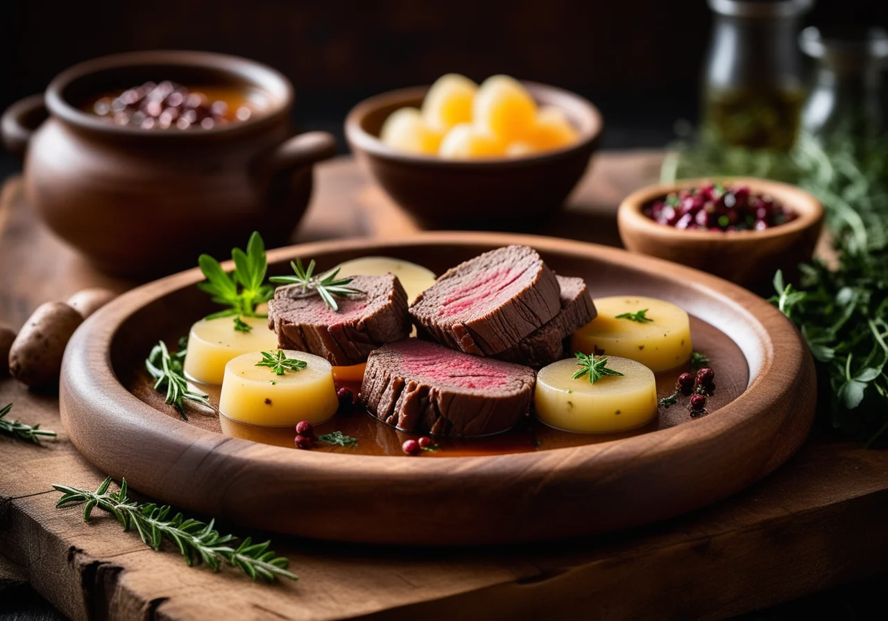 Sülze with Potatoes and Tafelspitz