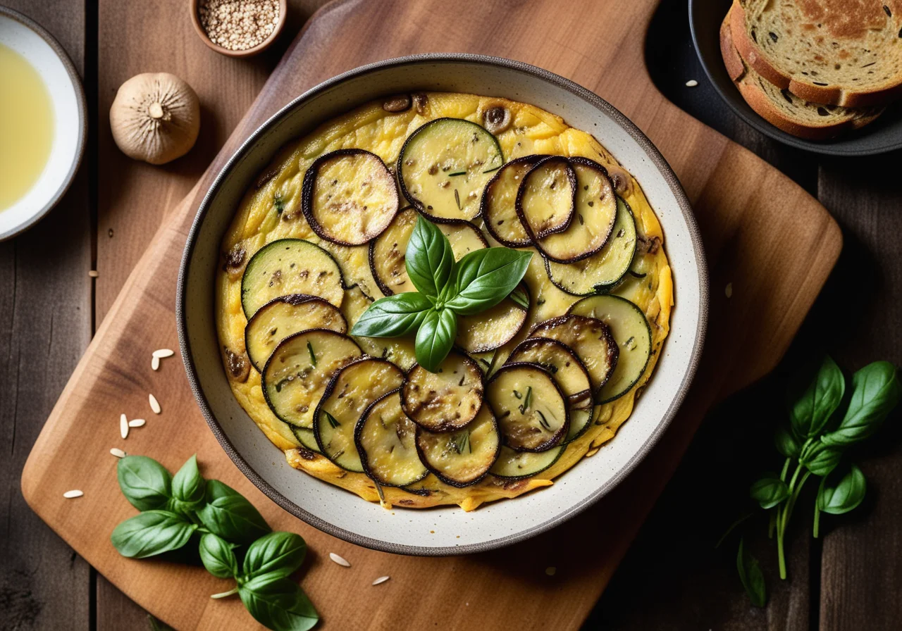 Zucchini-Mushroom Frittata