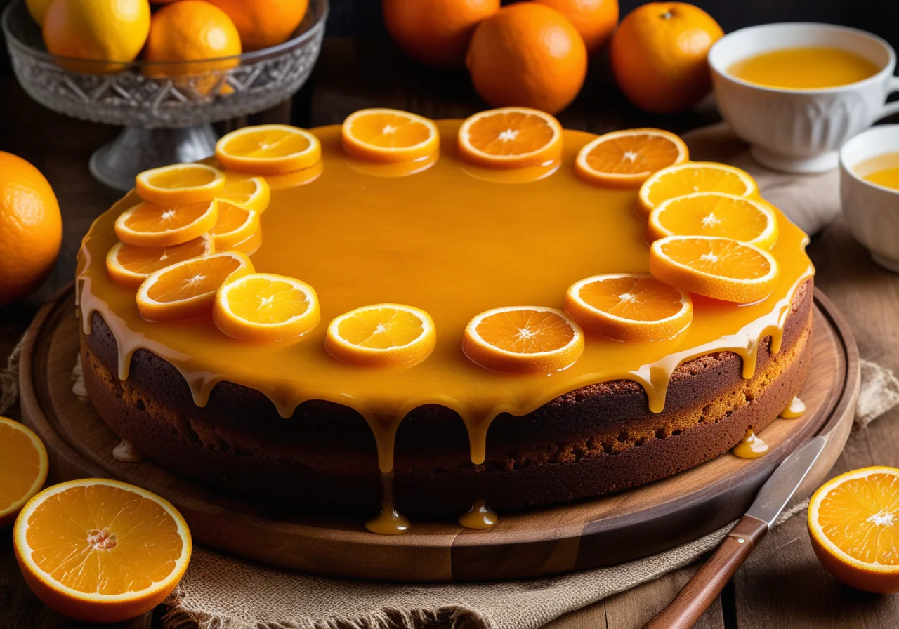Orange-Maracujá Cake