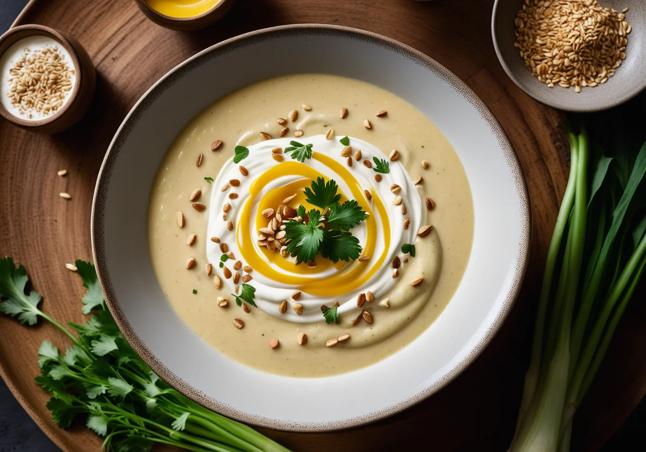 Vegan Jerusalem Artichoke Cream Soup