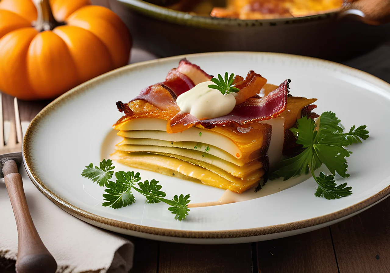 Potato-Pumpkin Gratin