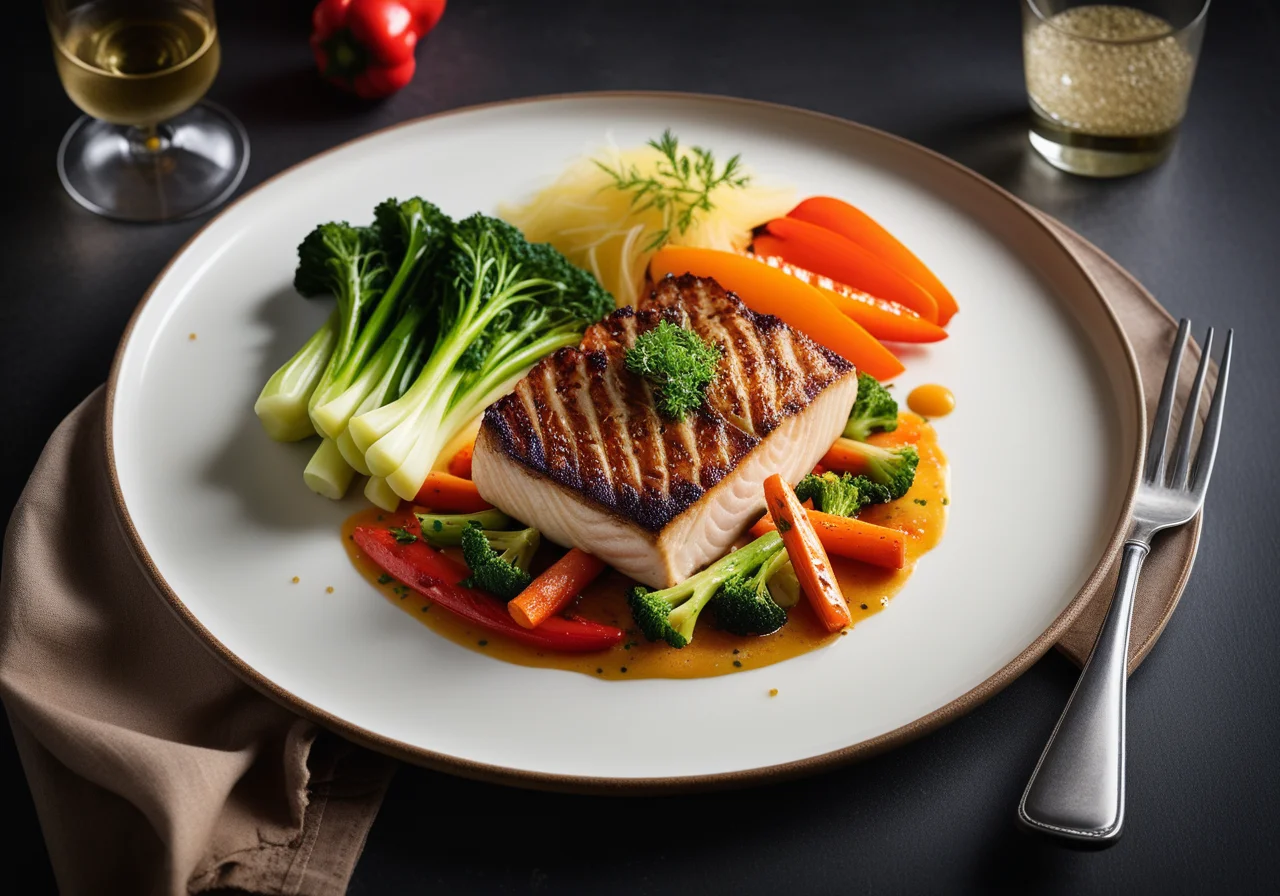 Viktoriabarsch with Vegetables