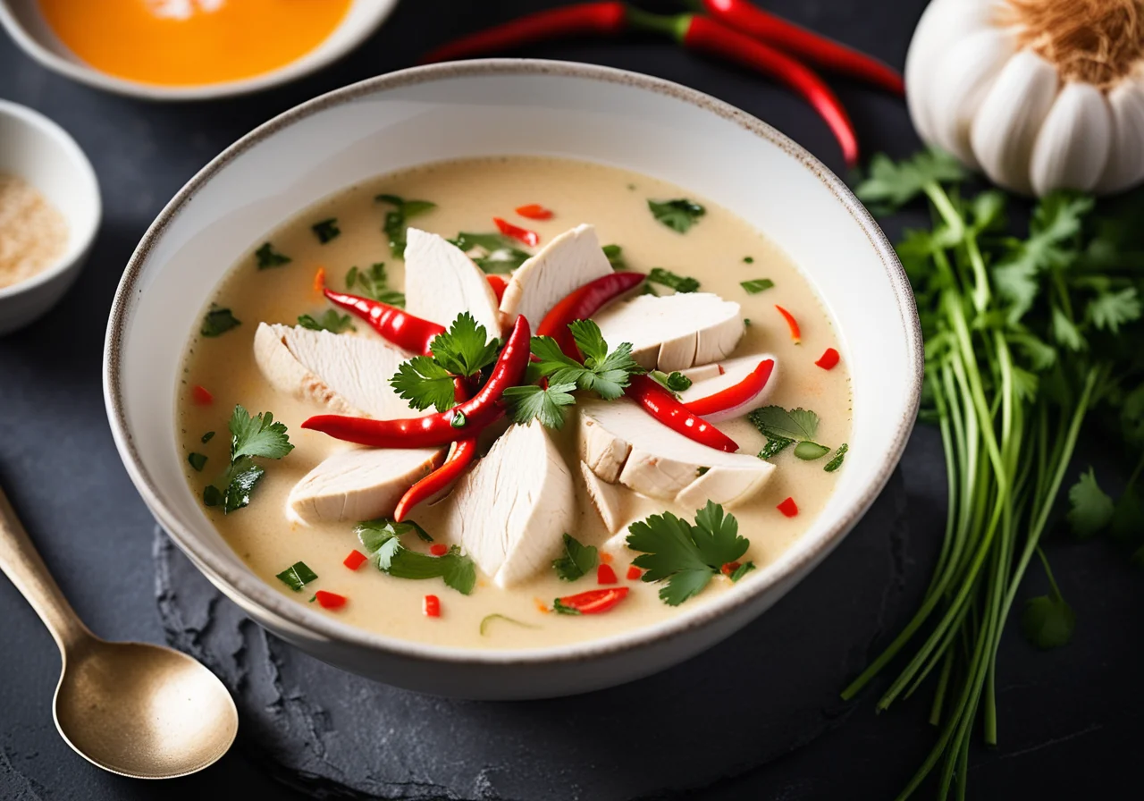 Thai Coconut Chicken Soup