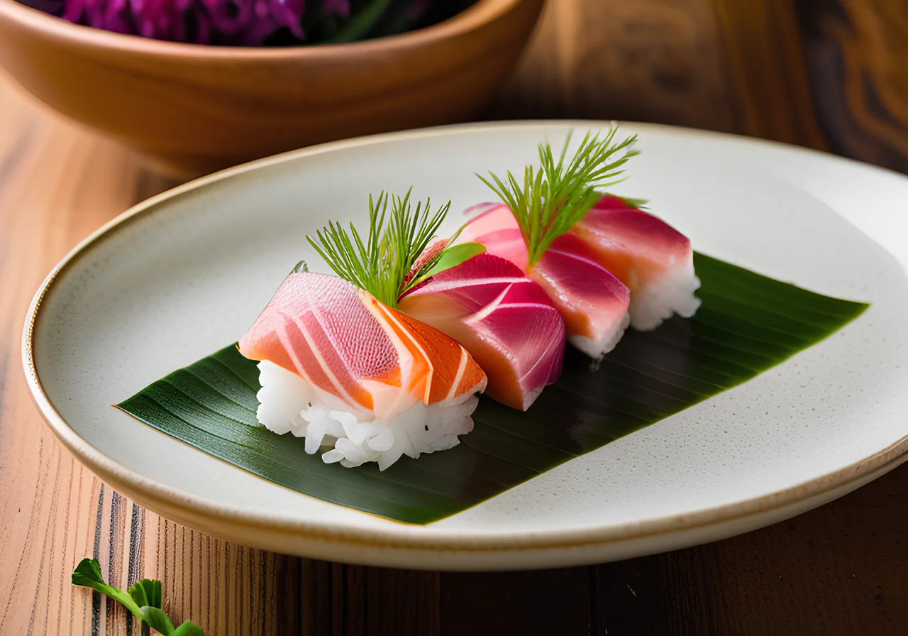 Sushi with Seared Tuna