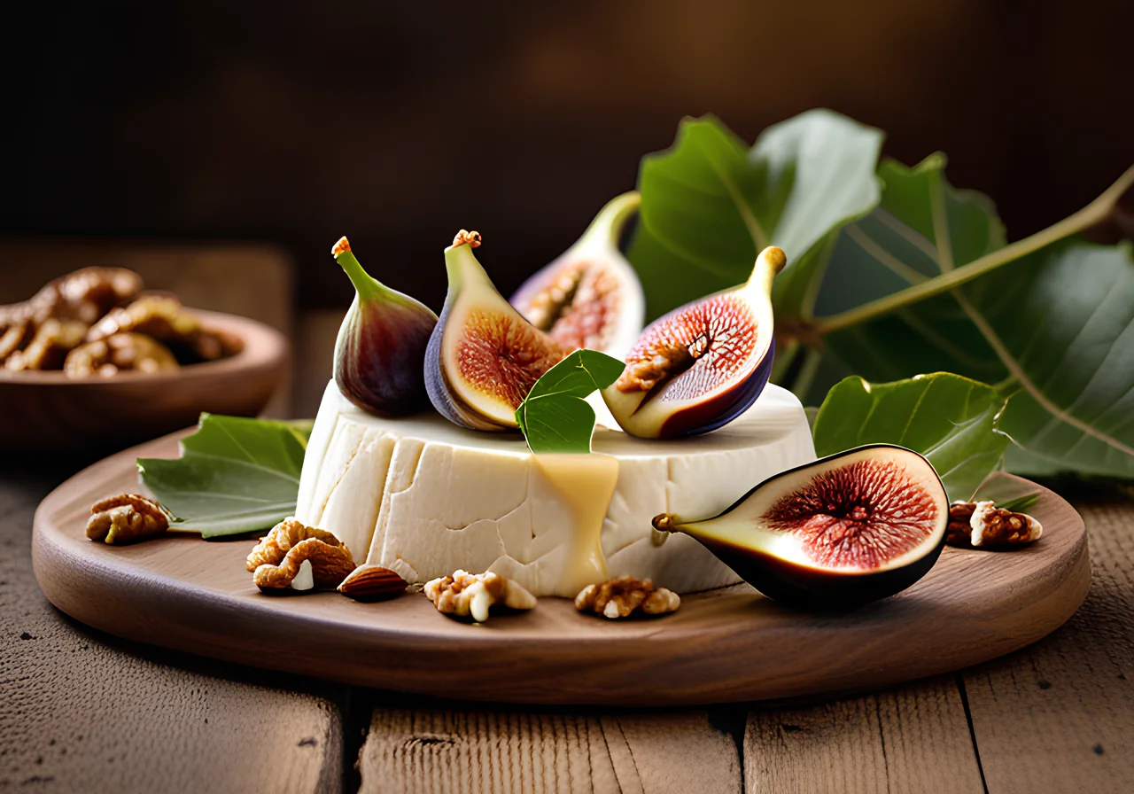 Cheese with Figs and Honey