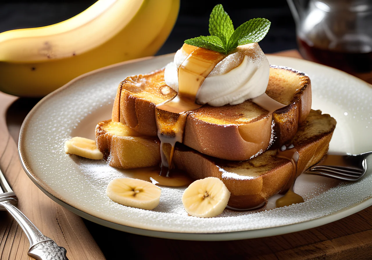 French Toast with Bananas