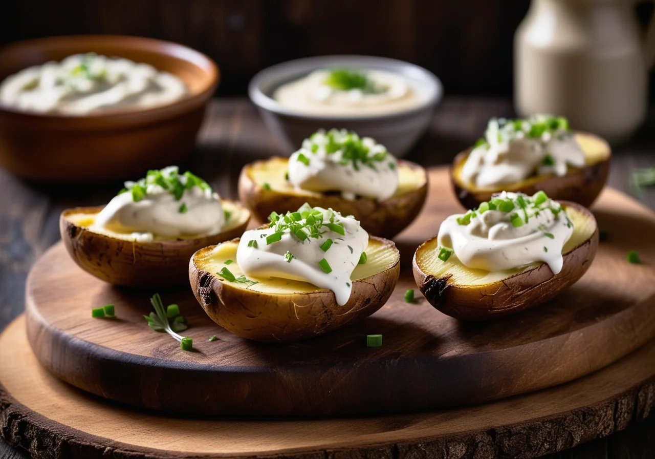 Oven Potatoes with Smoked Mackerel