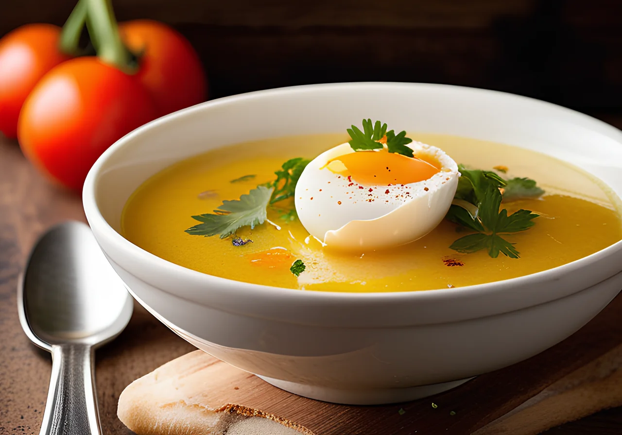 Garlic Soup in Castilian Style