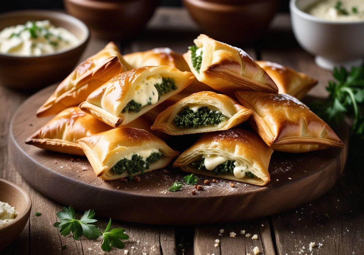 Feta-Filled Pastry Pockets