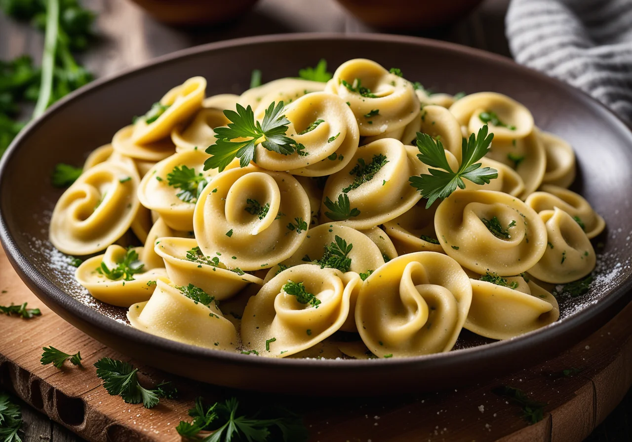 Tortellini with Parsley Filling