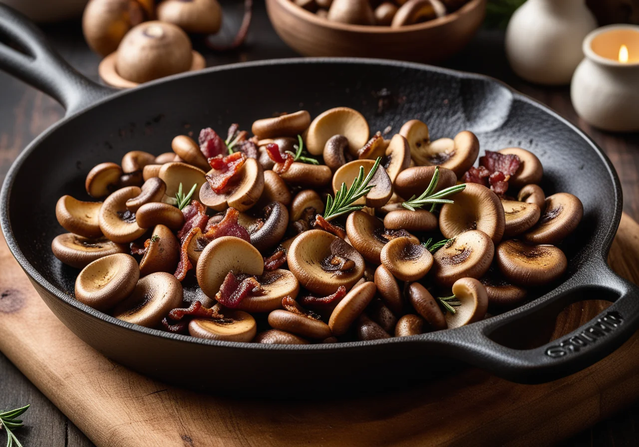 Autumn Mushroom Skillet with Bacon