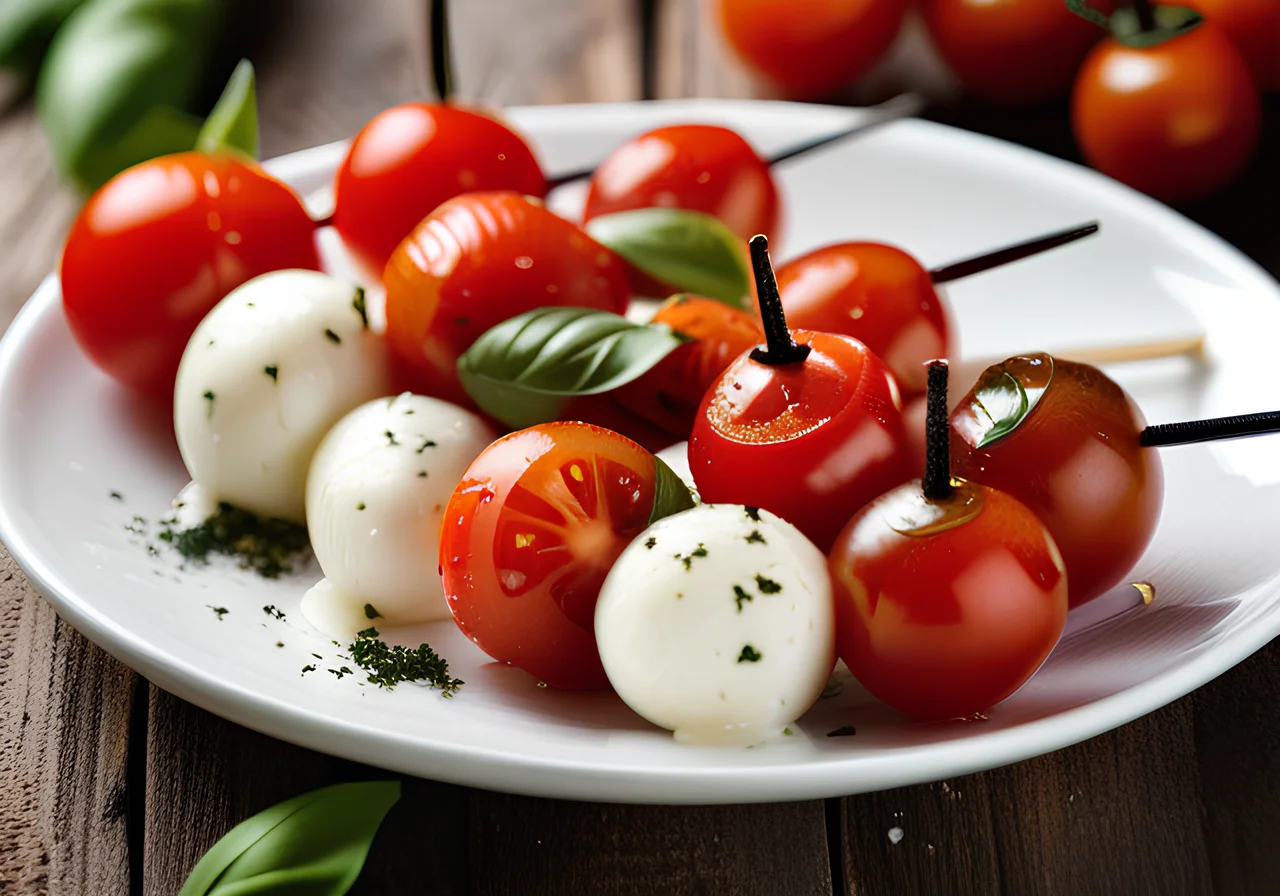 Tomato-Mozzarella Skewers