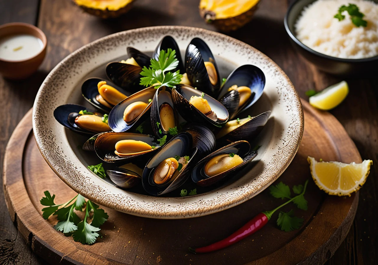 Miesmuscheln nach Karibik-Art