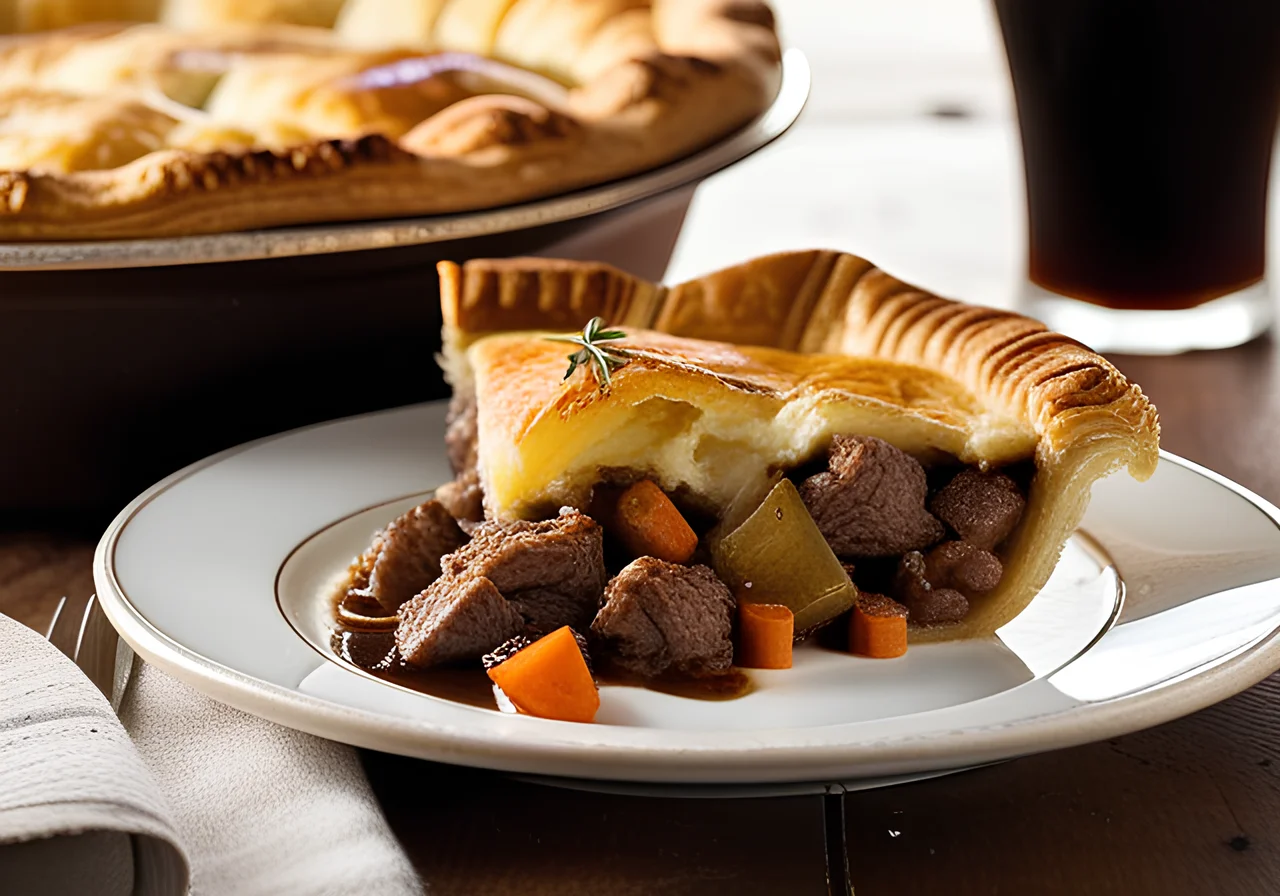 Irish Beef and Guinness Pie