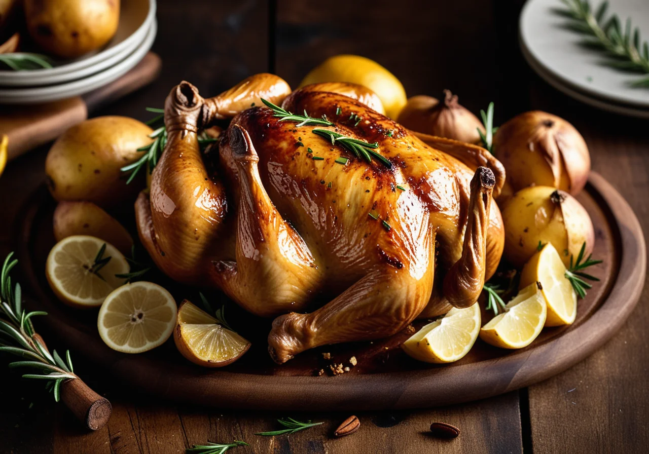 Roast Chicken with Potatoes