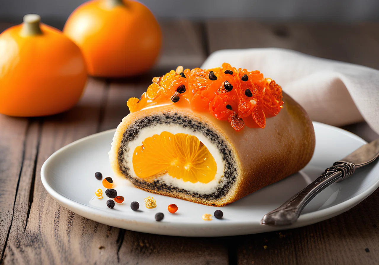 Poppy Seed Roll with Sugar Glaze Polish Style