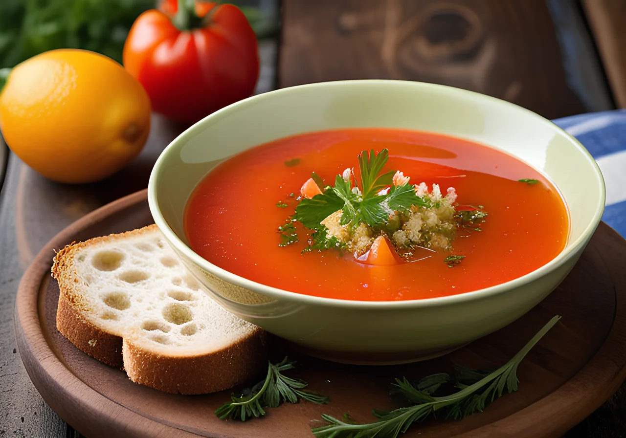 Gazpacho from the Glass