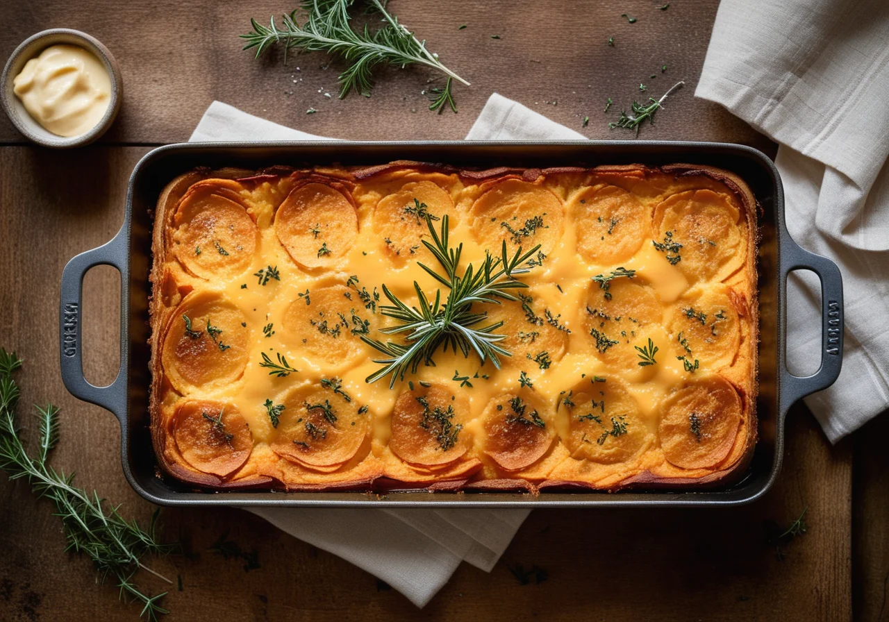 Sweet Potato and Gruyère Gratin